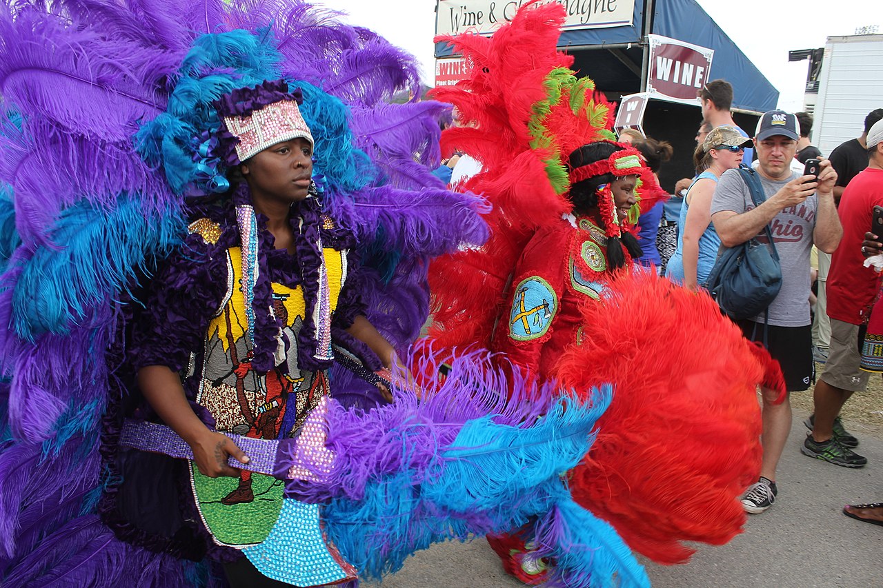 Mardi Gras Indians at New Orleans Jazz Fest